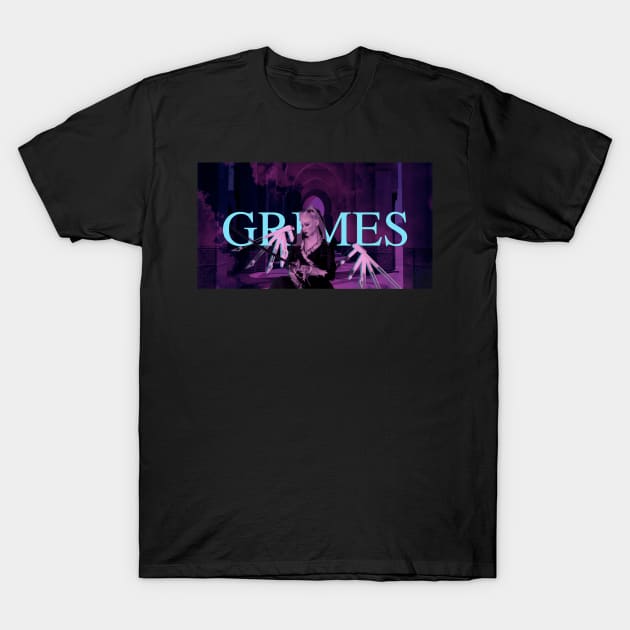 Grimes Metal Wings T-Shirt by talesanura